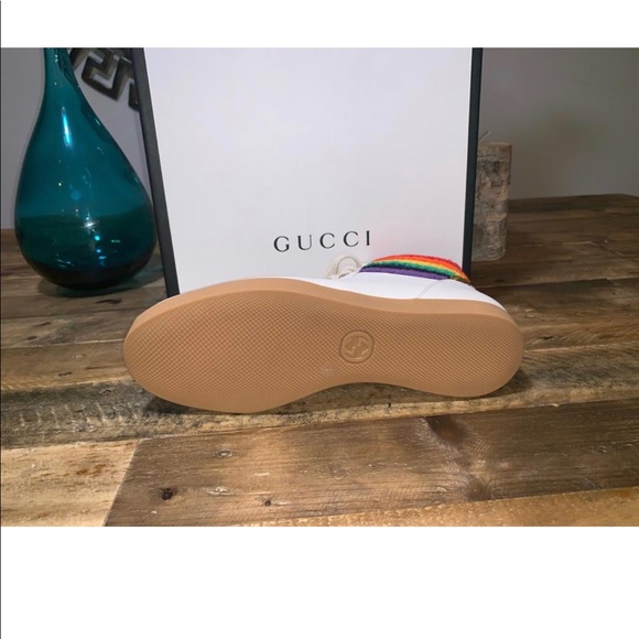 Gucci Naturally Rainbow Hi-Top Sneakers - Picture 6 of 8